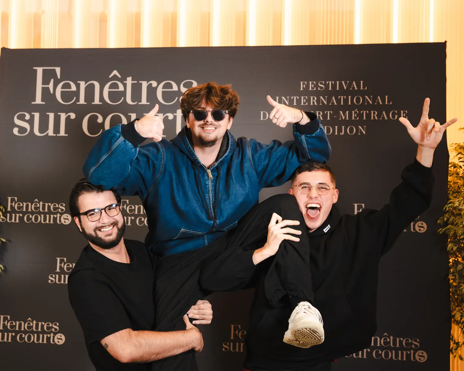 L'équipe Jilkin Média au festival Fenêtres sur courts à Dijon